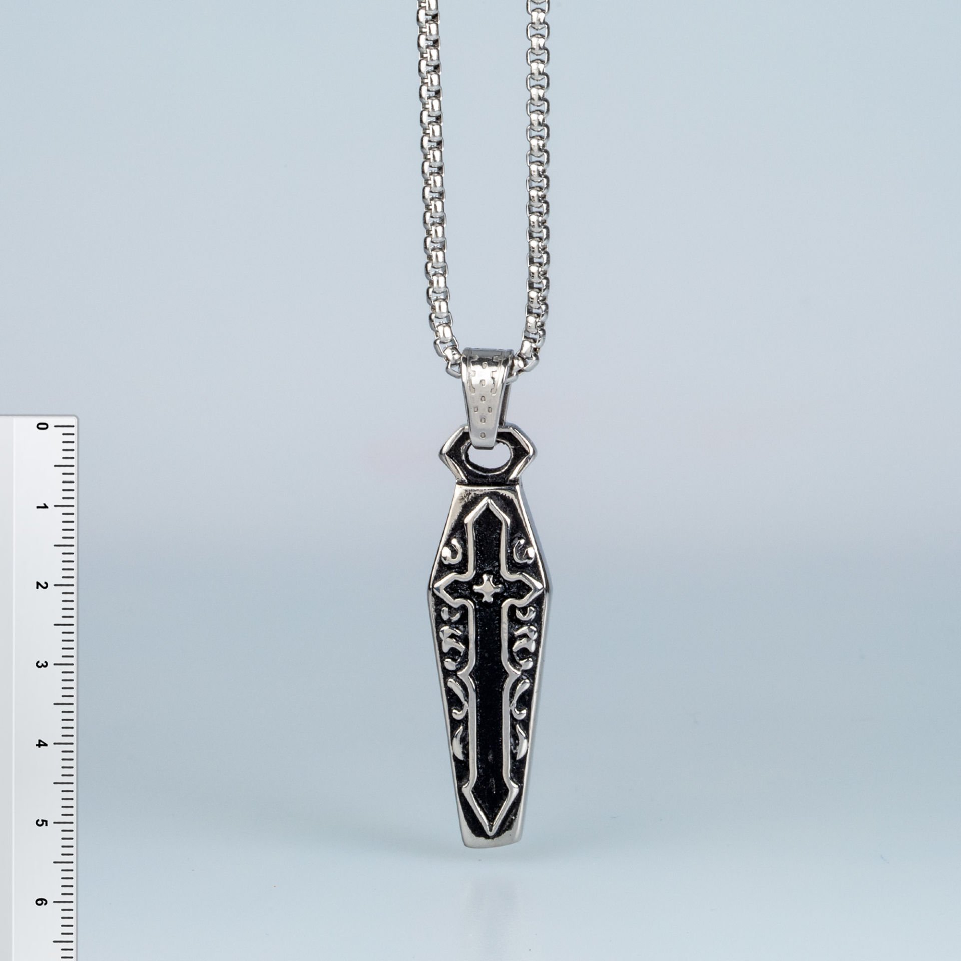Steel Necklace Coffin