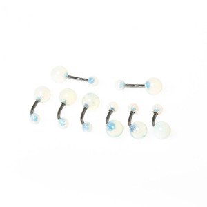 Toptan 316L Çelik Piercing Göbek Renk 7