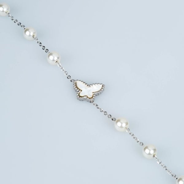 Steel Chain Bracelet Butterfly