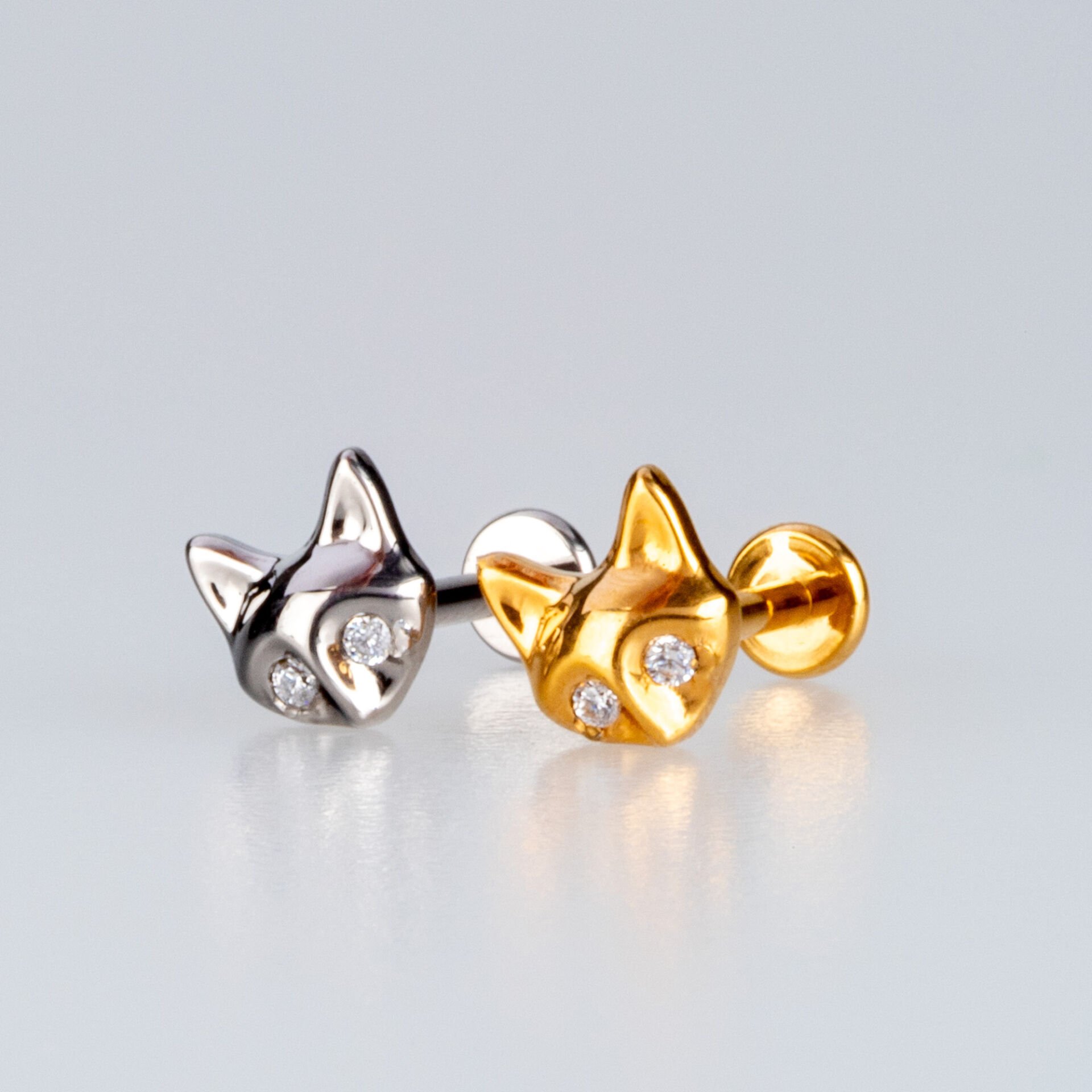 Piercing Titanyum Tragus Kedi