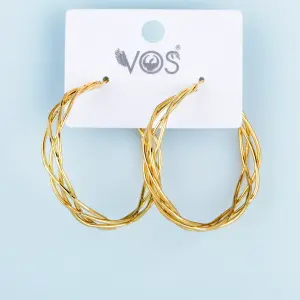 Vos Jewelry 14K Halka Küpe