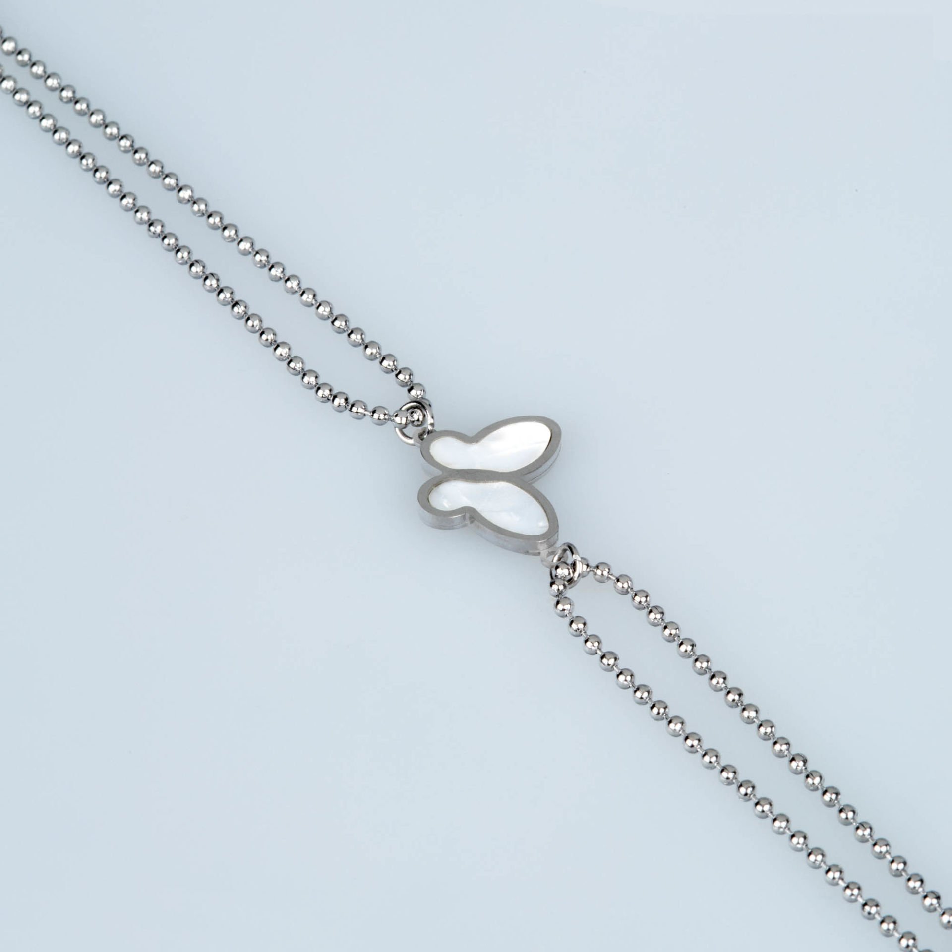 Çelik Zincir Bileklik Kelebek