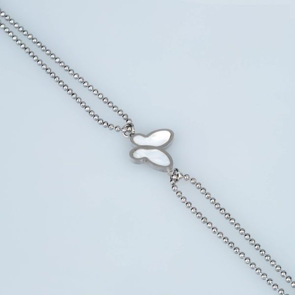 Steel Chain Bracelet Butterfly