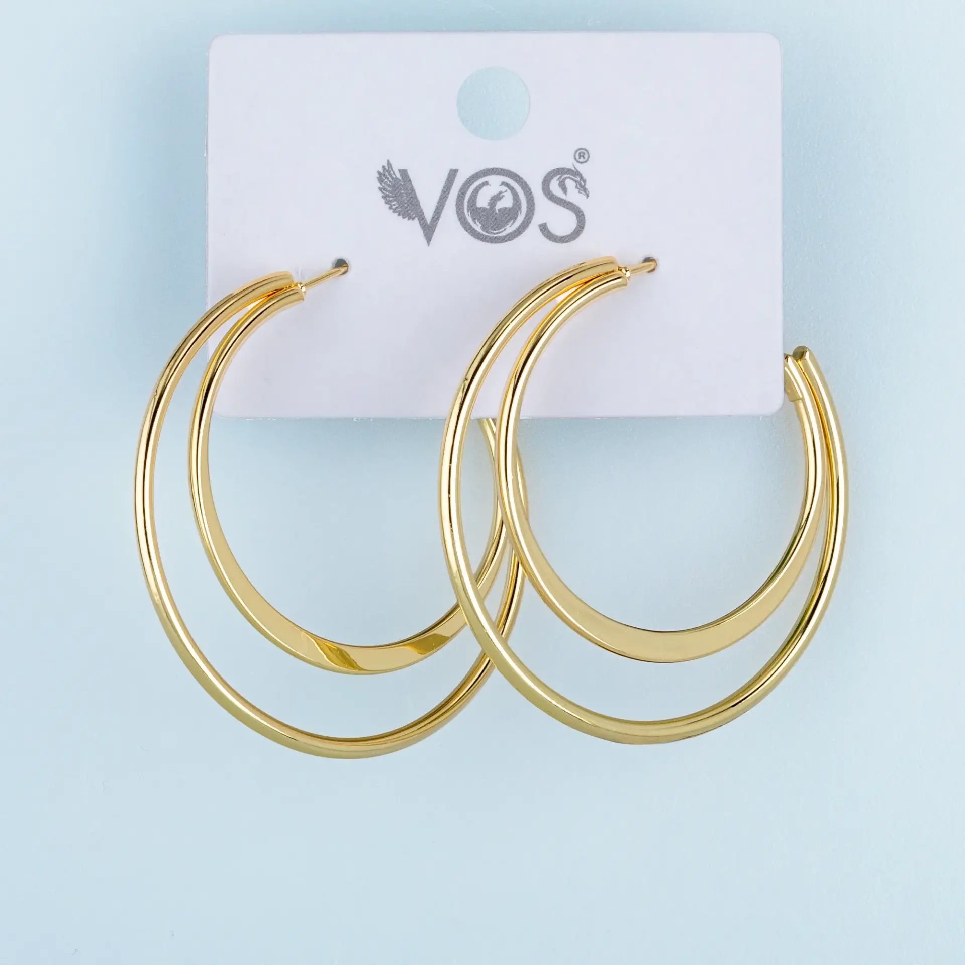 Vos Jewelry 14K Halka Küpe