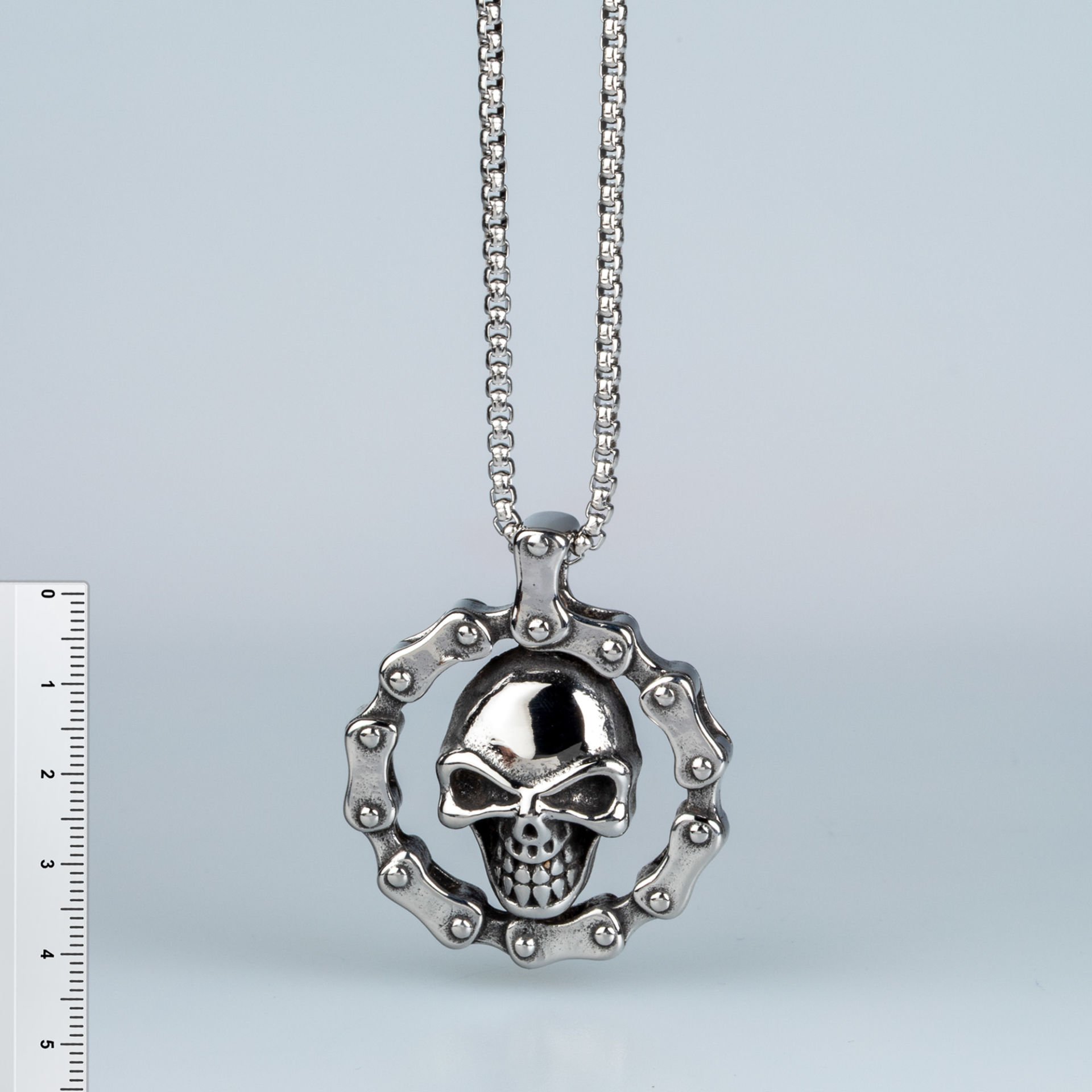 Çelik Kolye Kuru Kafa