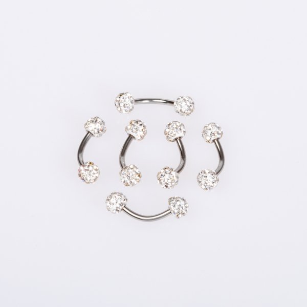 Piercing Eyebrow 4mm Shambala Waxless Ball