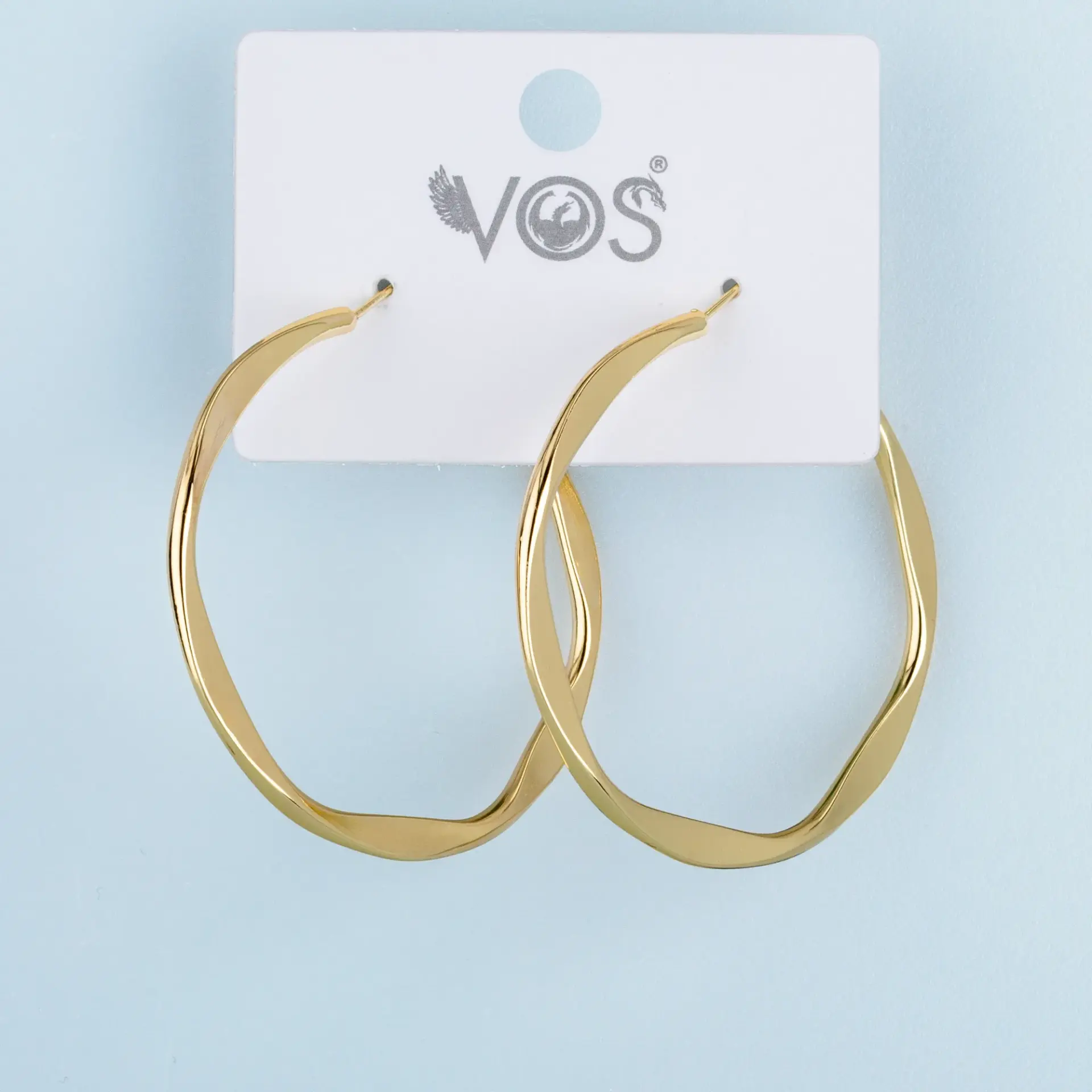 Vos Jewelry 14K Halka Küpe
