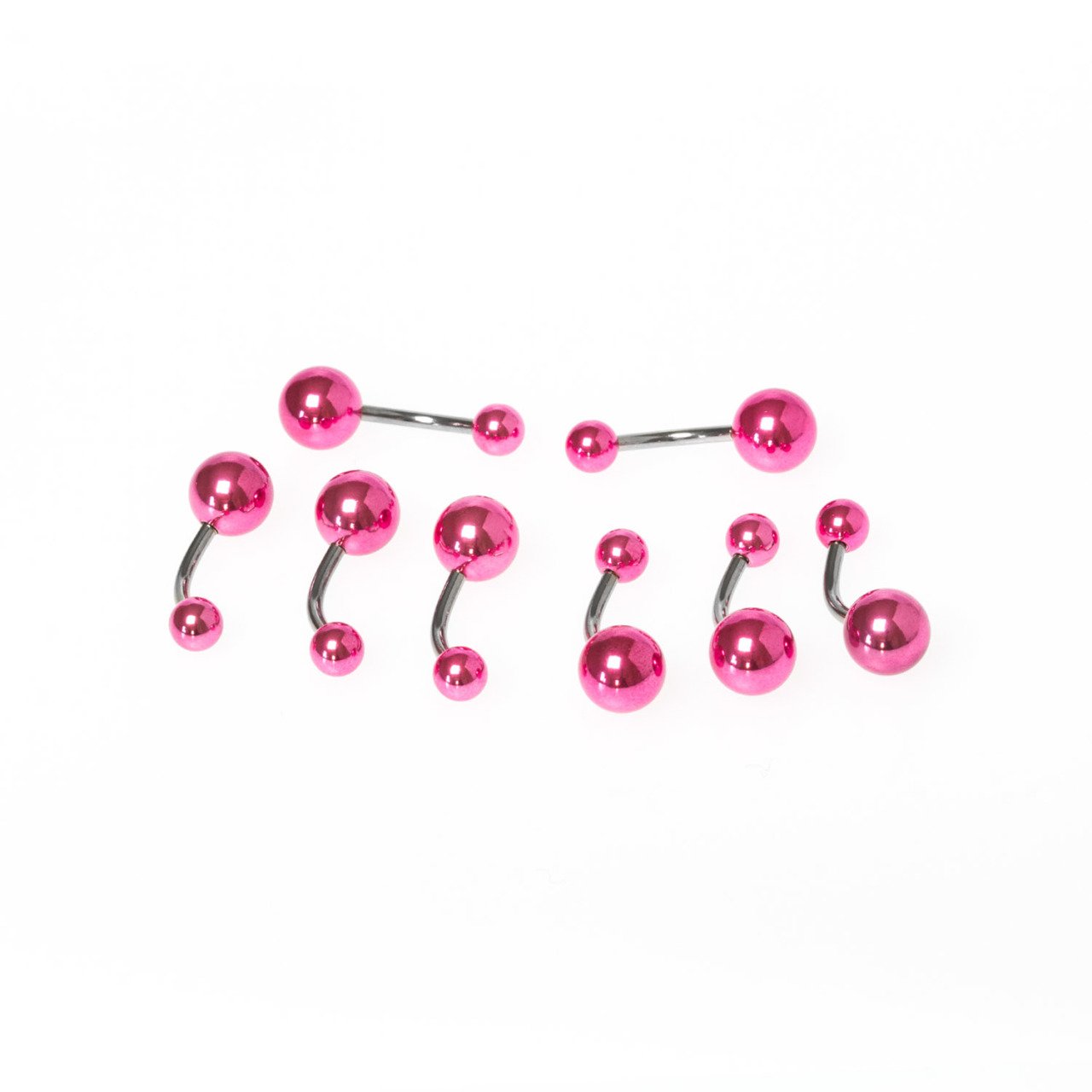 Toptan 316L Çelik Piercing Göbek Renk 3
