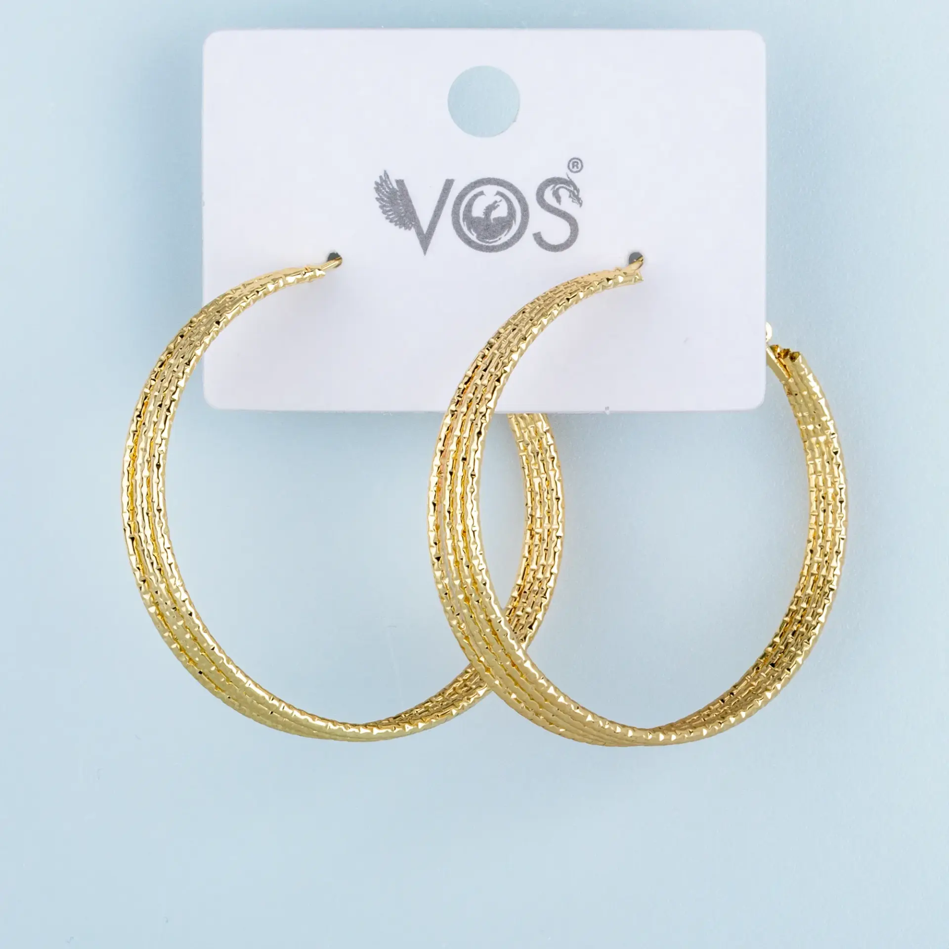 Vos Jewelry 14K Halka Küpe