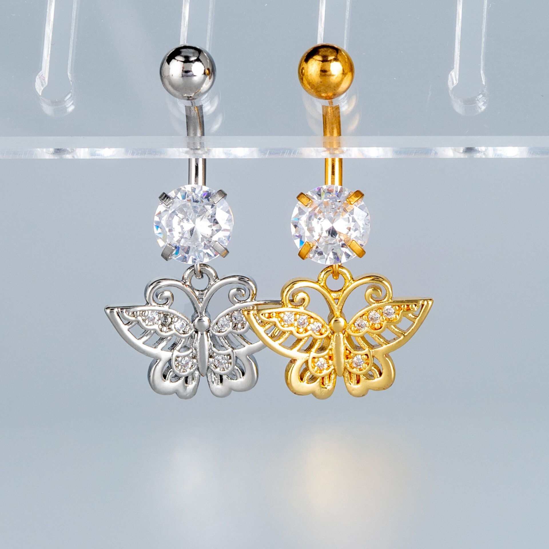 Piercing Göbek Fashion Kelebek
