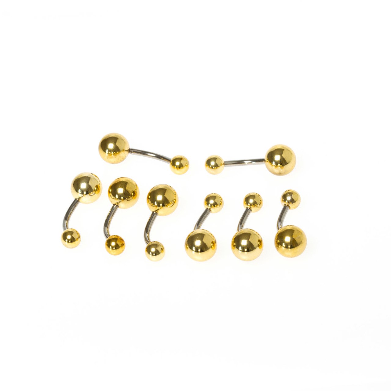 Toptan 316L Çelik Piercing Göbek Renk 5