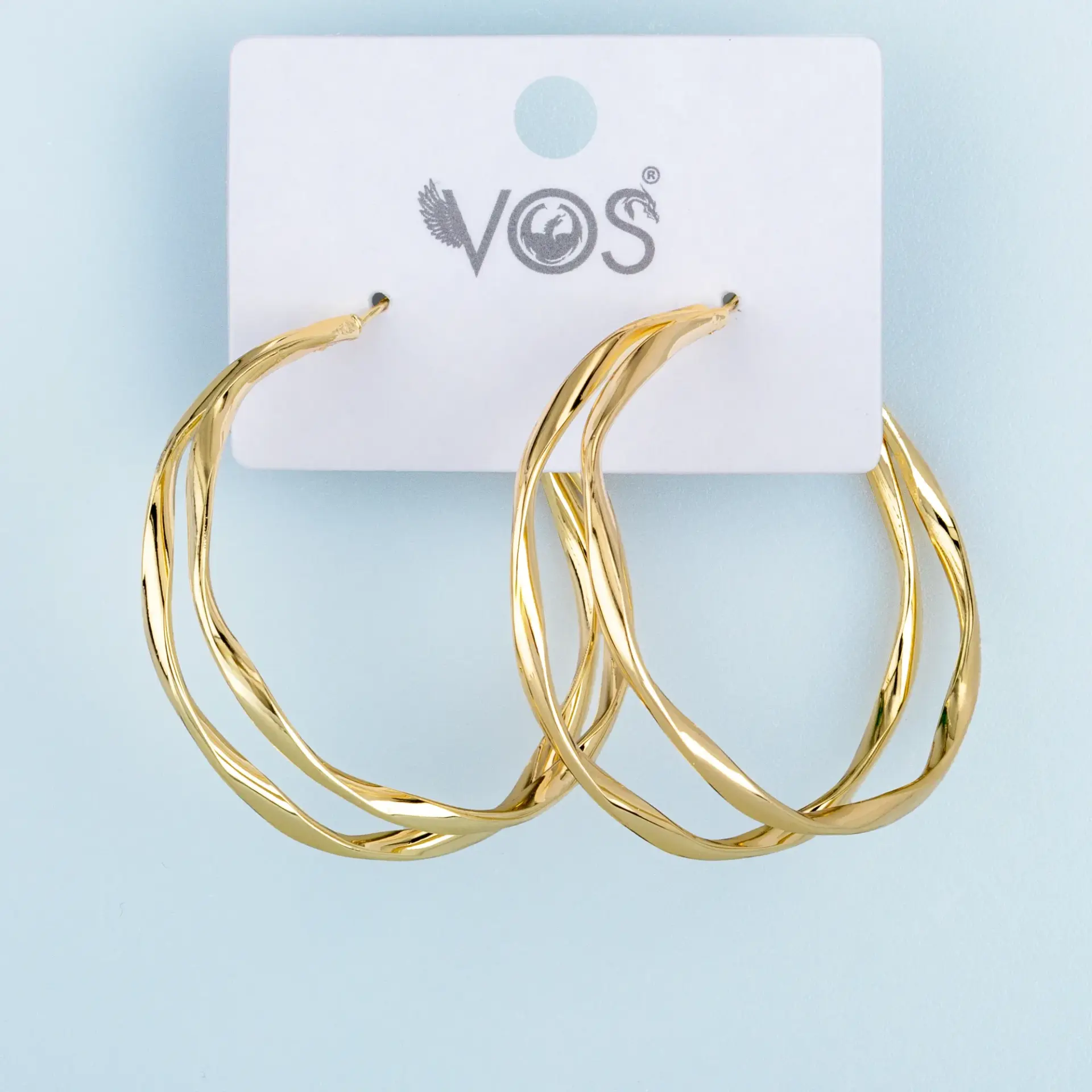Vos Jewelry 14K Halka Küpe