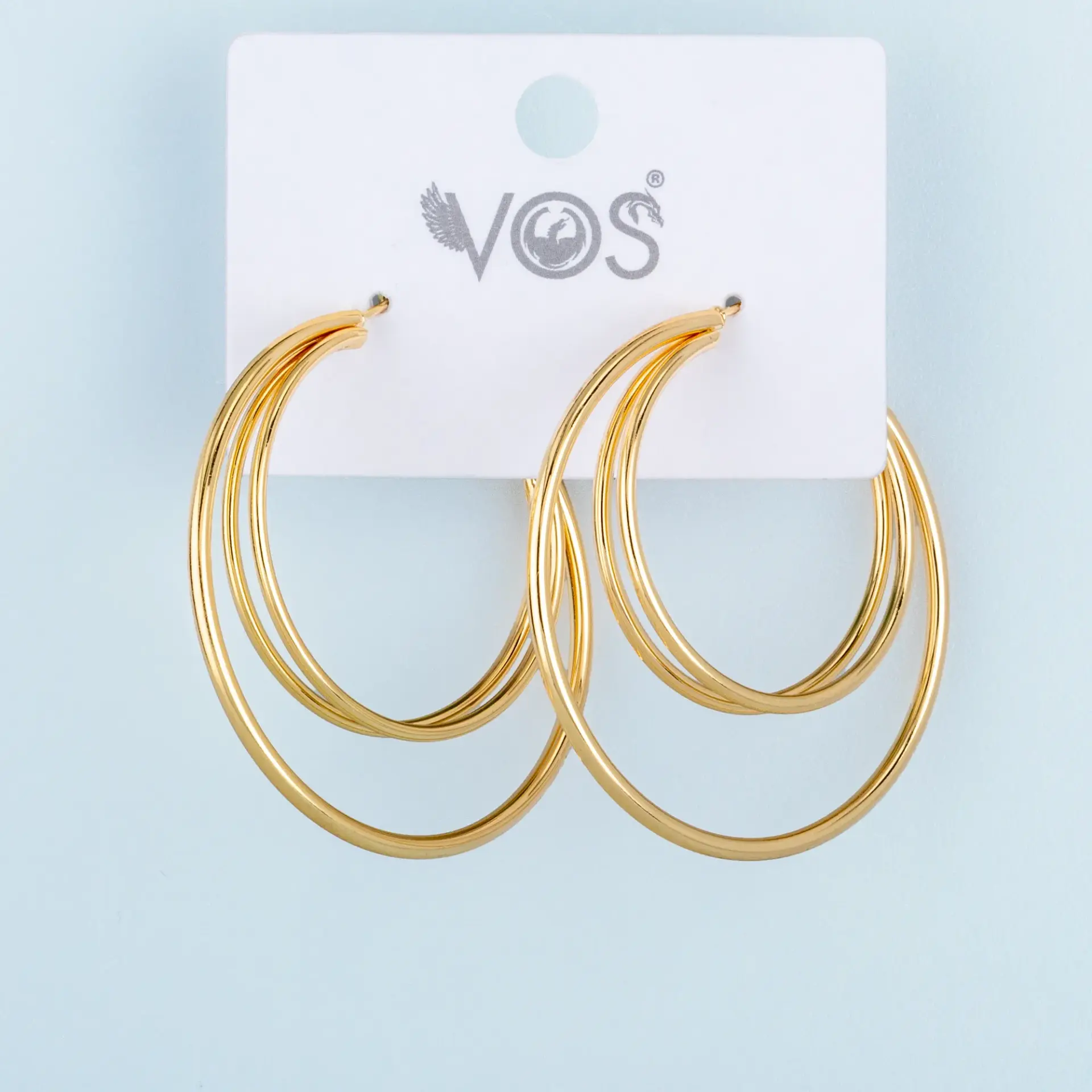 Vos Jewelry 14K Halka Küpe