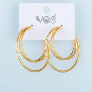 Vos Jewelry 14K Halka Küpe