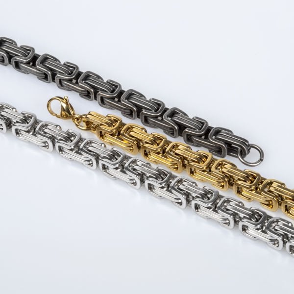 Steel Bracelet Yellow 8mm