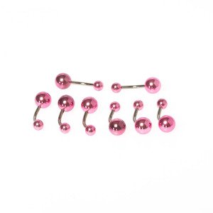 Toptan 316L Çelik Piercing Göbek Renk 7