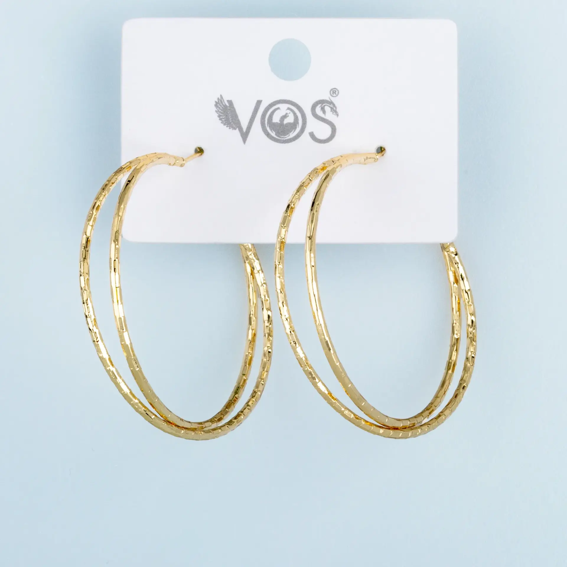 Vos Jewelry 14K Halka Küpe