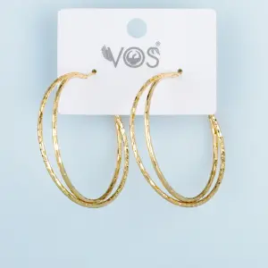 Vos Jewelry 14K Halka Küpe