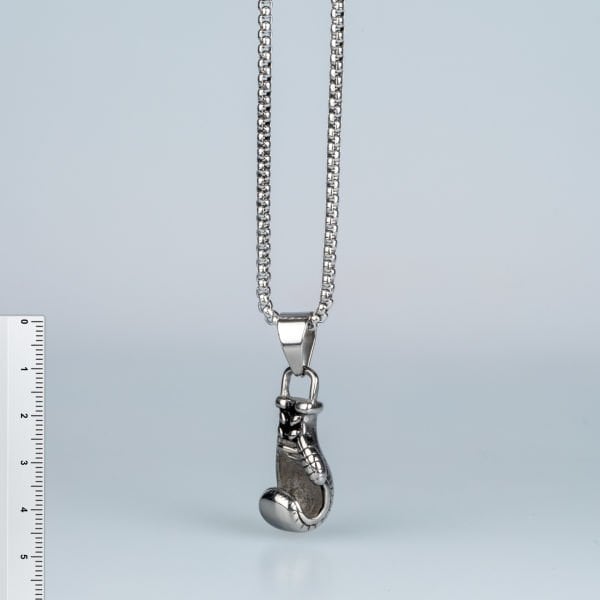 Steel Necklace Boxing Glove