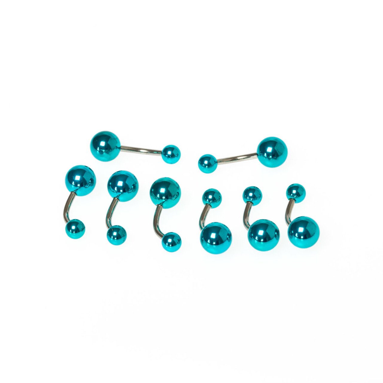 Toptan 316L Çelik Piercing Göbek Renk 8