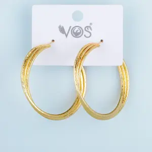 Vos Jewelry 14K Halka Küpe