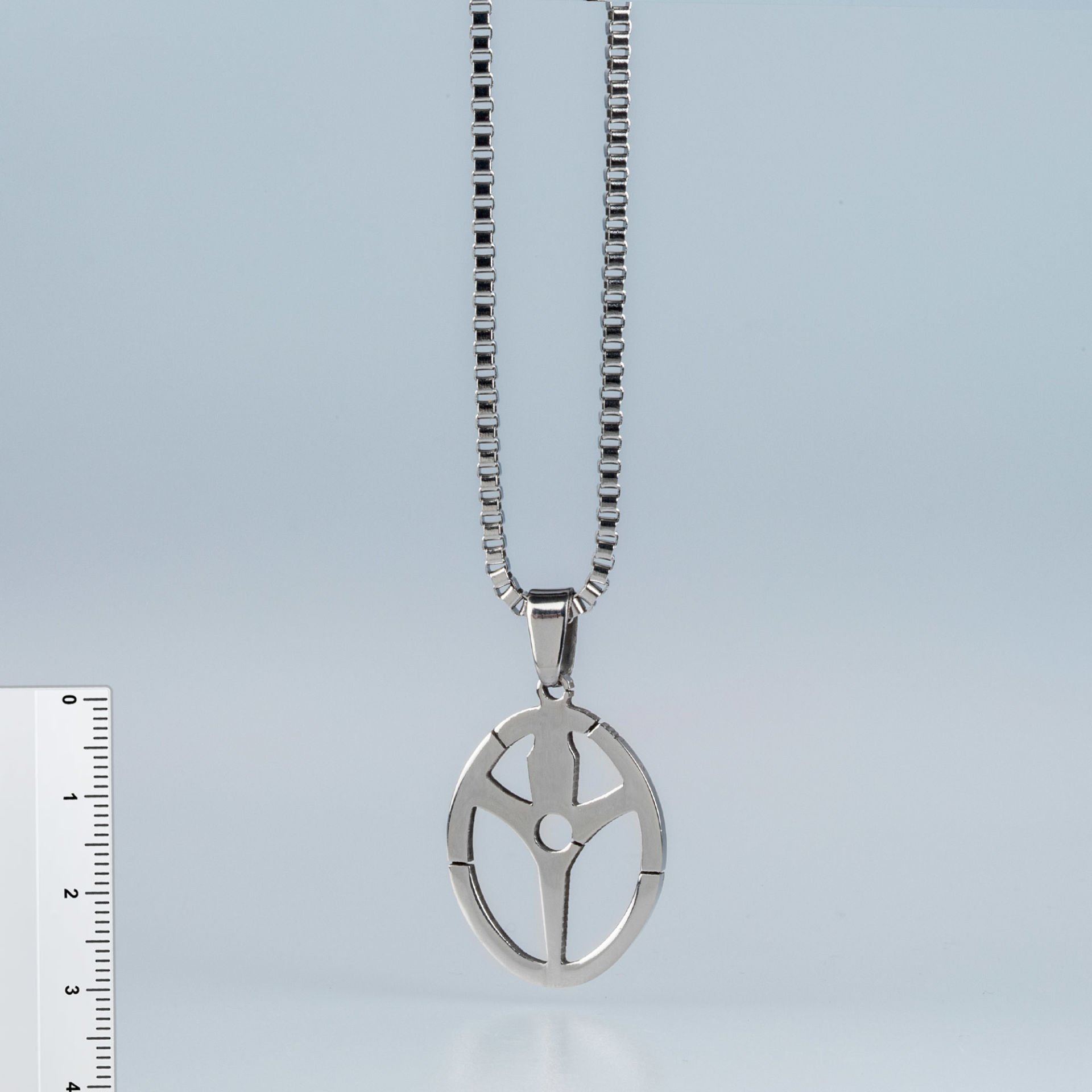 Steel Cube Chain Necklace