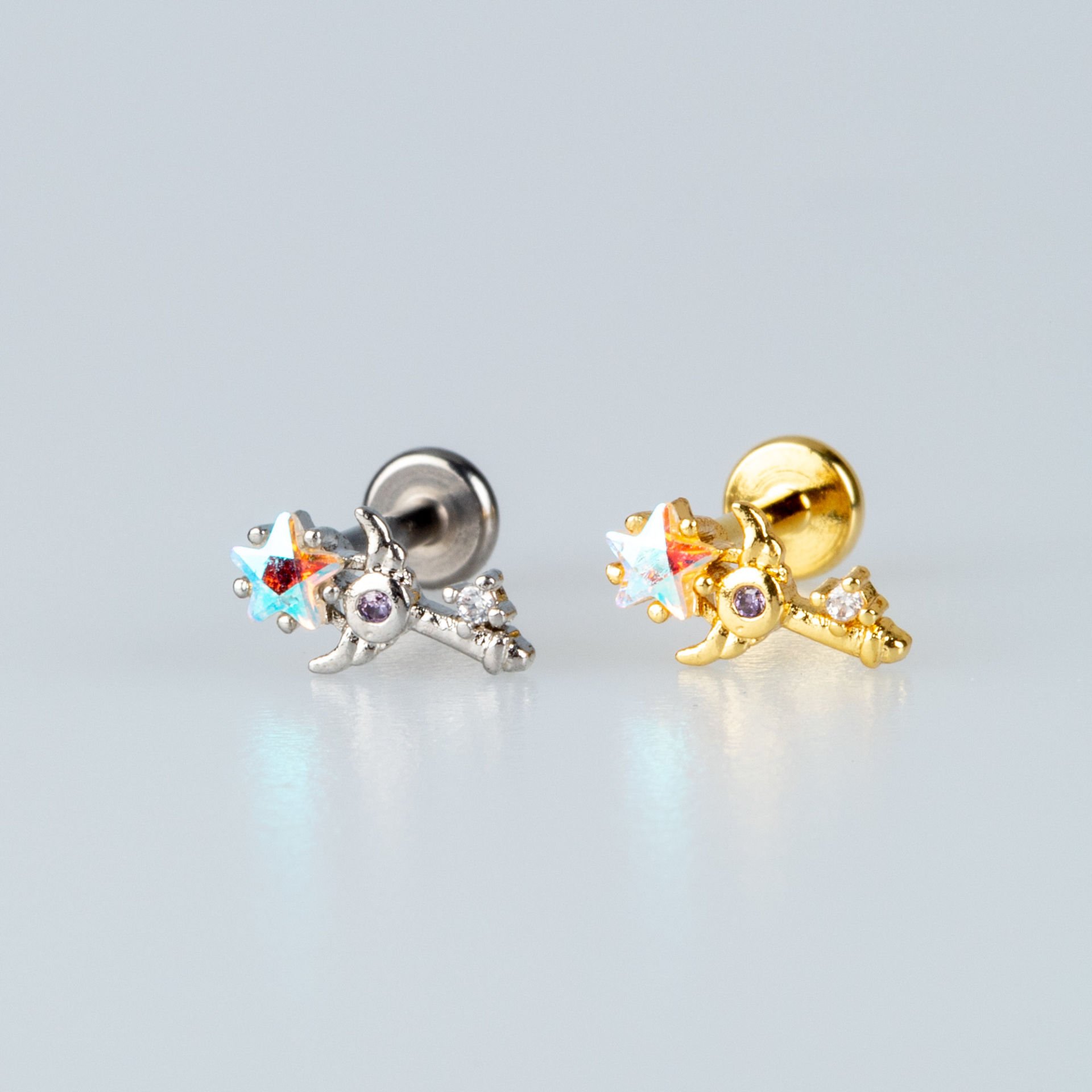 Piercing Tragus Yıldız Taş