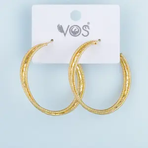 Vos Jewelry 14K Halka Küpe
