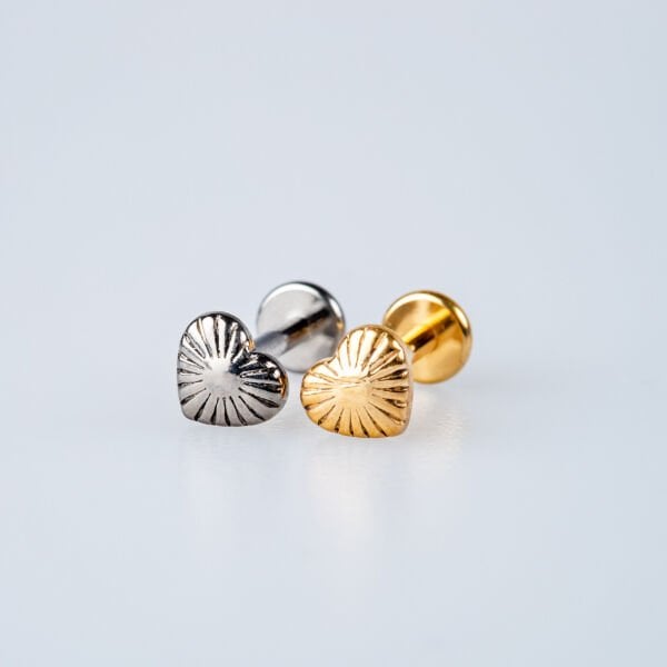 Piercing Titanyum Tragus Kalp