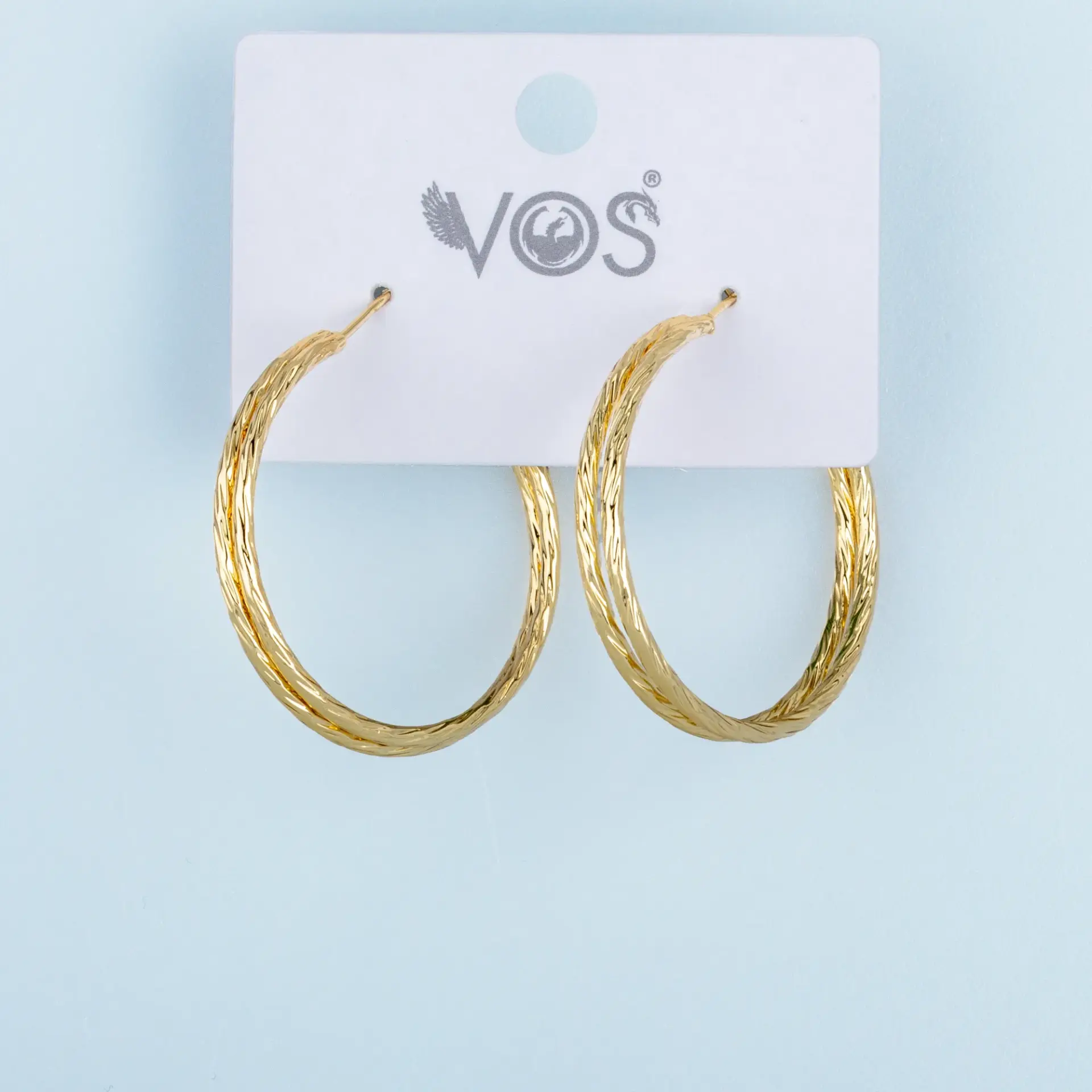 Vos Jewelry 14K Halka Küpe