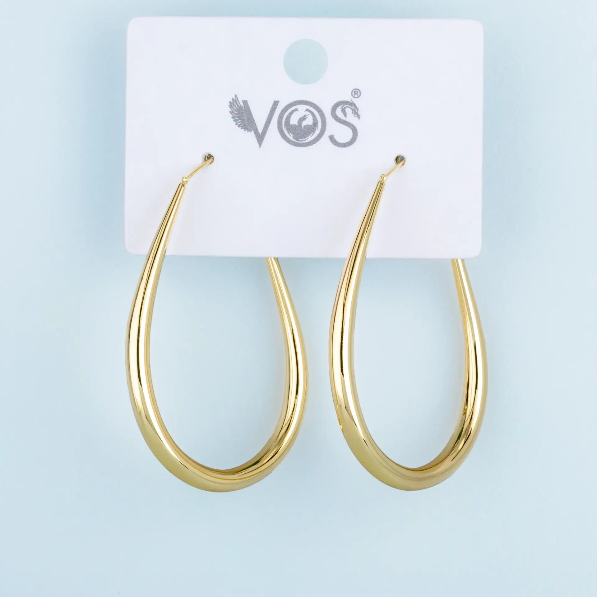 Vos Jewelry 14K Halka Küpe Damla