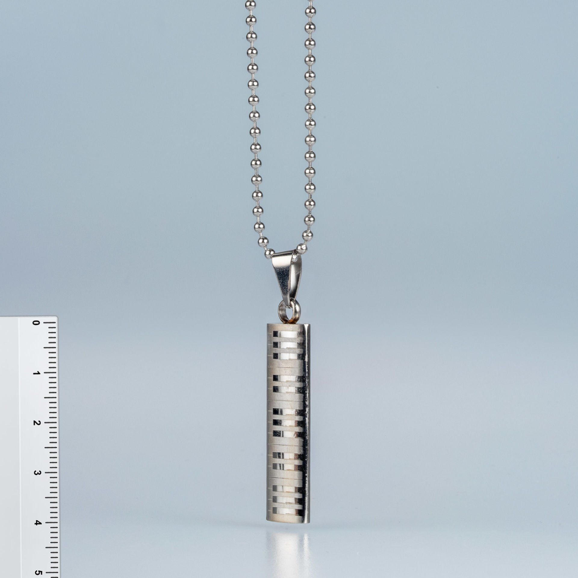 Steel Ball Chain Necklace Piano