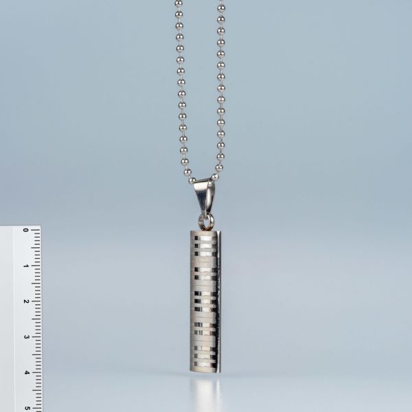 Steel Ball Chain Necklace Piano
