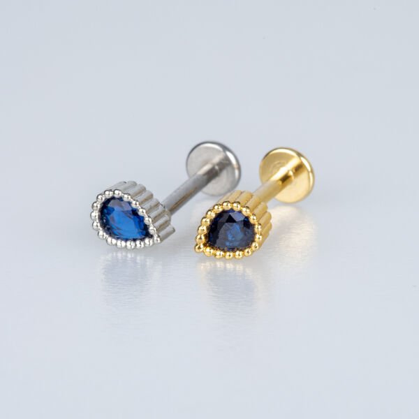 Piercing Tragus 4mm Drop White