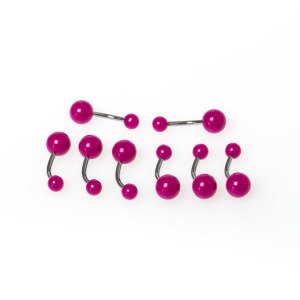 Toptan 316L Çelik Piercing Göbek Renk 10
