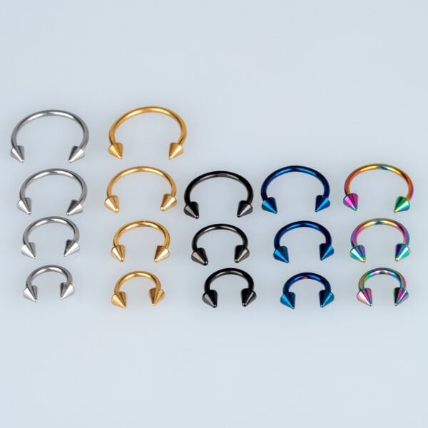 Piercing Septum Spike 3mm Rose 8mm