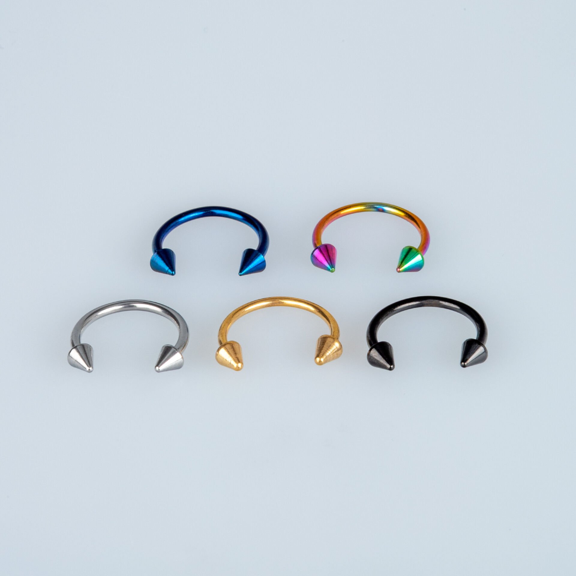 Piercing Septum Spike 3mm Beyaz 6mm