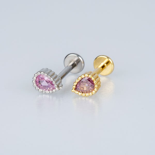 Piercing Tragus 4mm Drop Yellow