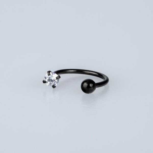 Piercing Hızma Bar 0.8mm 3mm Taş