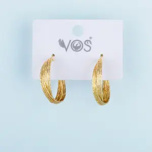 Vos Jewelry 14K Halka Küpe
