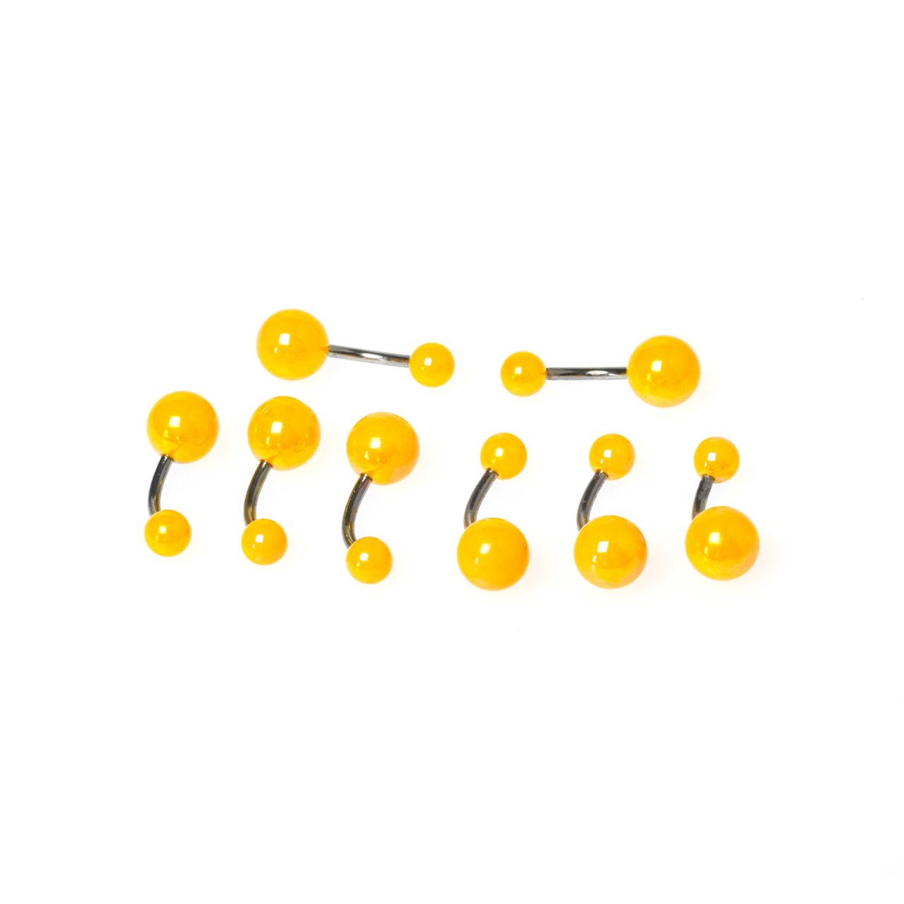 Toptan 316L Çelik Piercing Göbek Renk 3