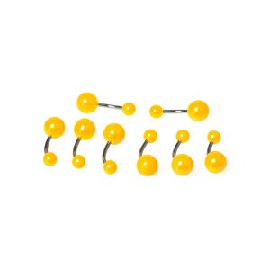 Toptan 316L Çelik Piercing Göbek Renk 3