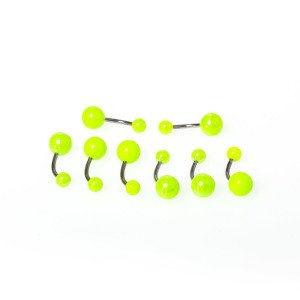 Toptan 316L Çelik Piercing Göbek Renk 4