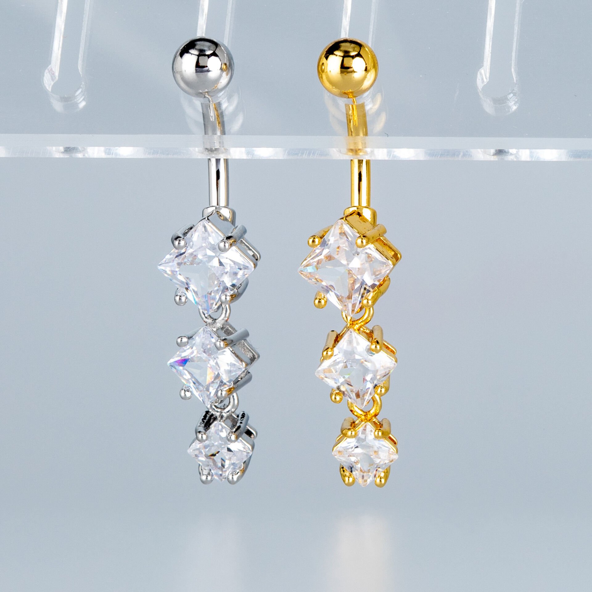 Piercing Göbek Fashion Sarı