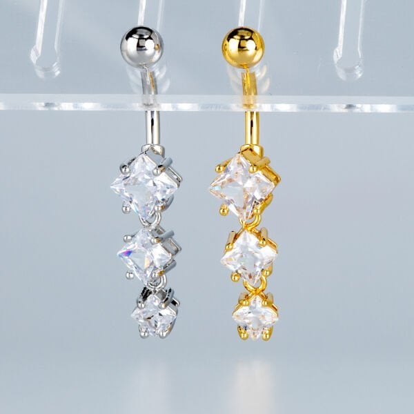 Piercing Göbek Fashion Sarı