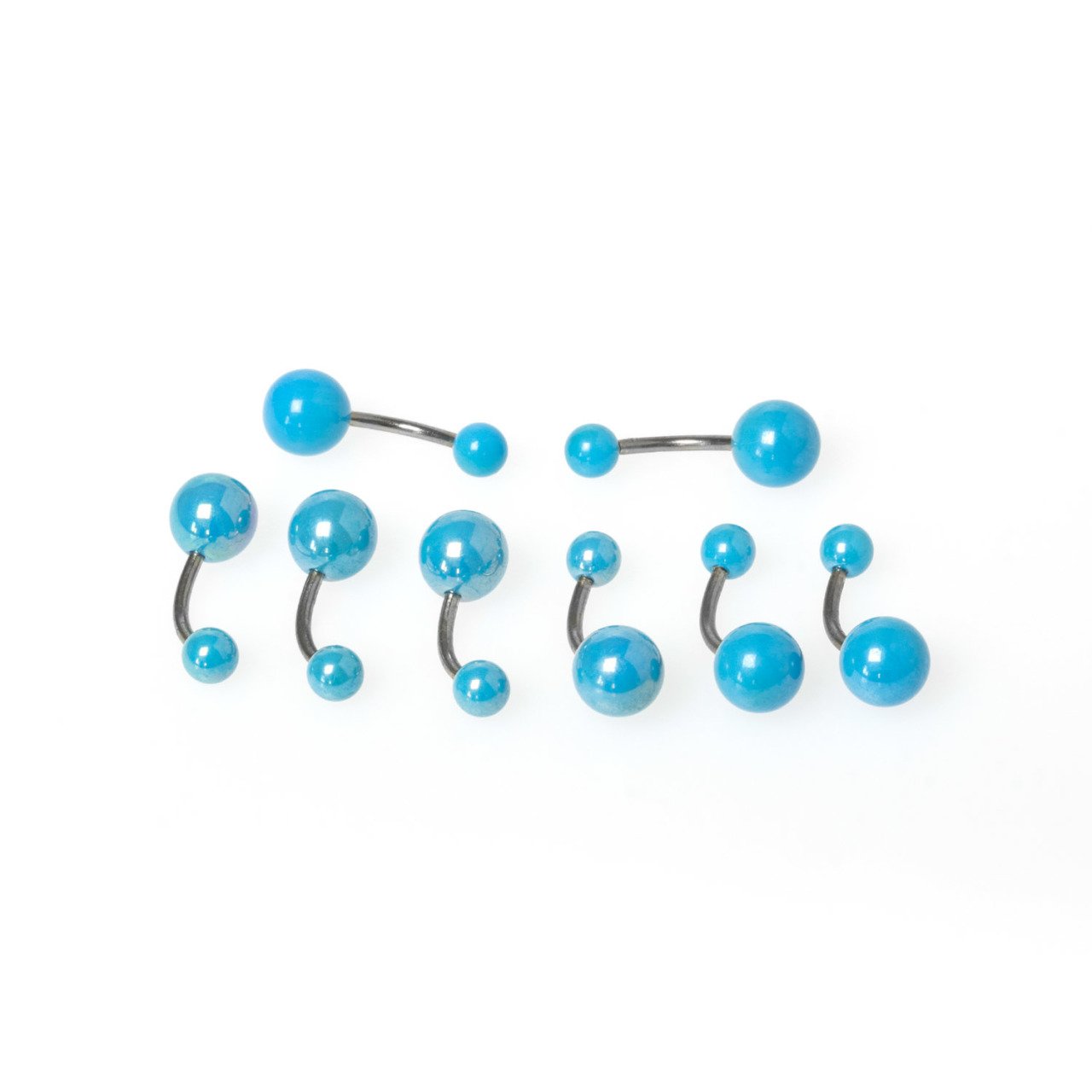 Toptan 316L Çelik Piercing Göbek Renk 6