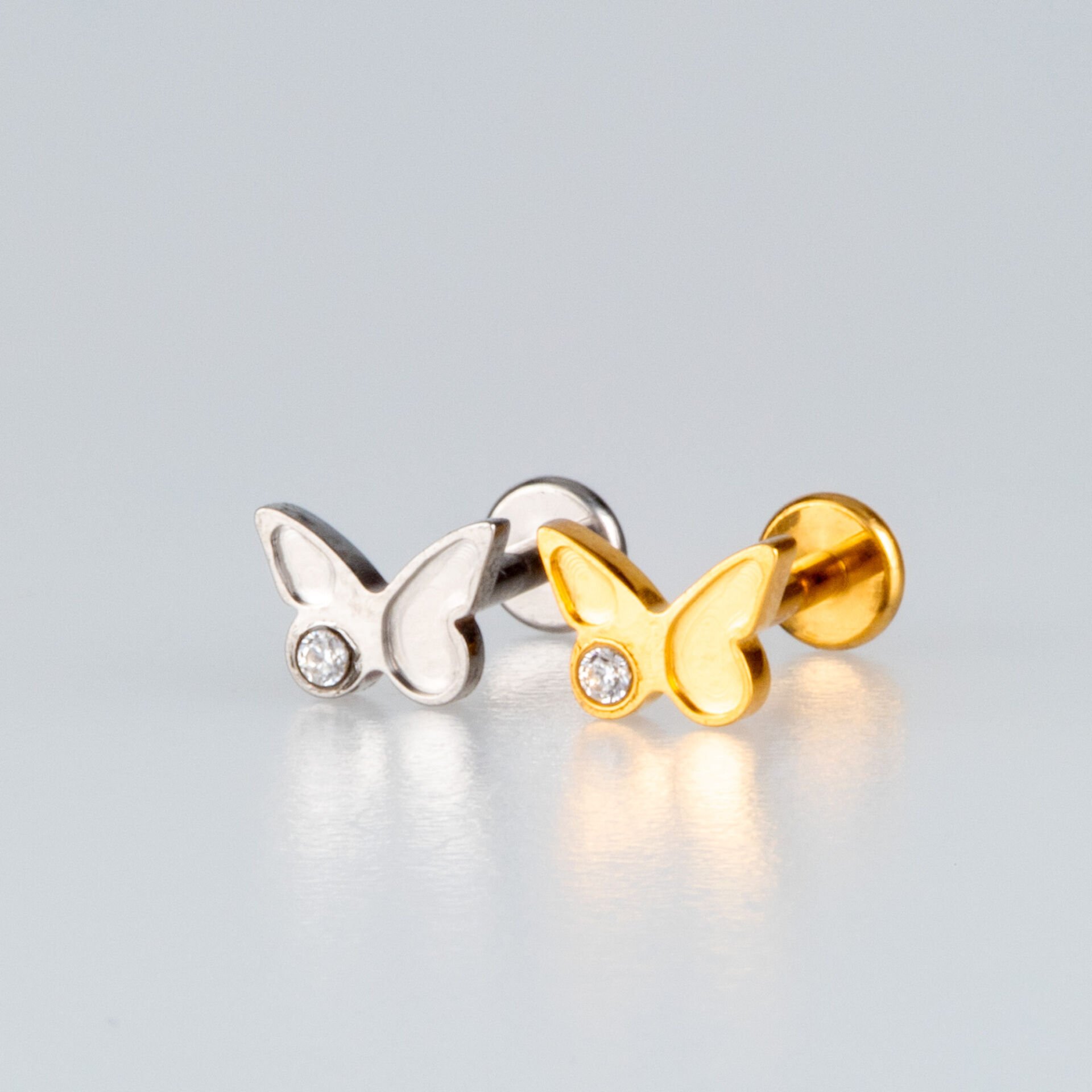 Piercing Titanyum Tragus Kelebek