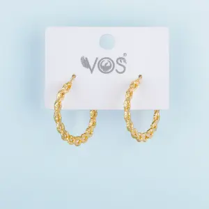 Vos Jewelry 14K Halka Küpe