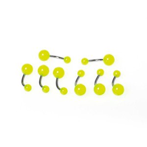 Toptan 316L Çelik Piercing Göbek Renk 7