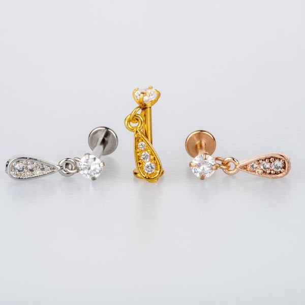 Toptan Piercing Tragus Damla